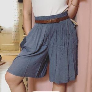 Vintage 90s Deadstock Flowy Elastic Waist Shorts